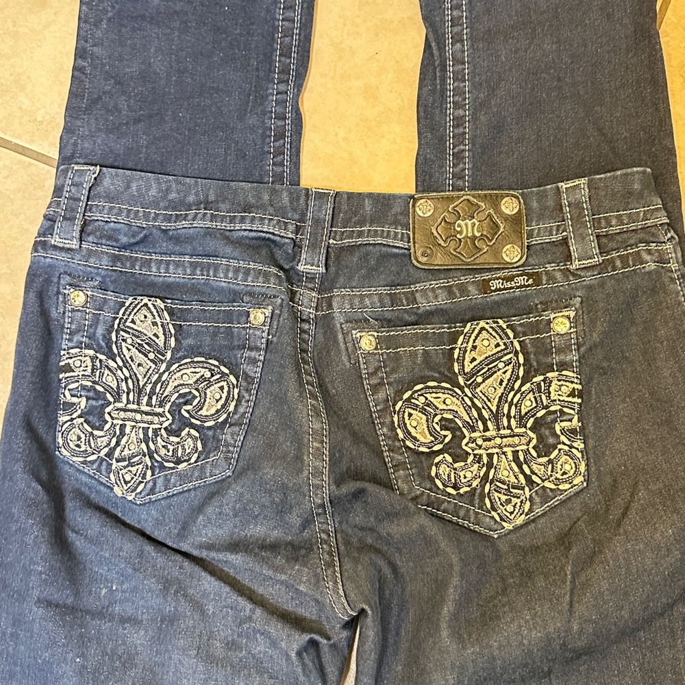Miss Me Women's Dark Blue Boot Cut Jeans